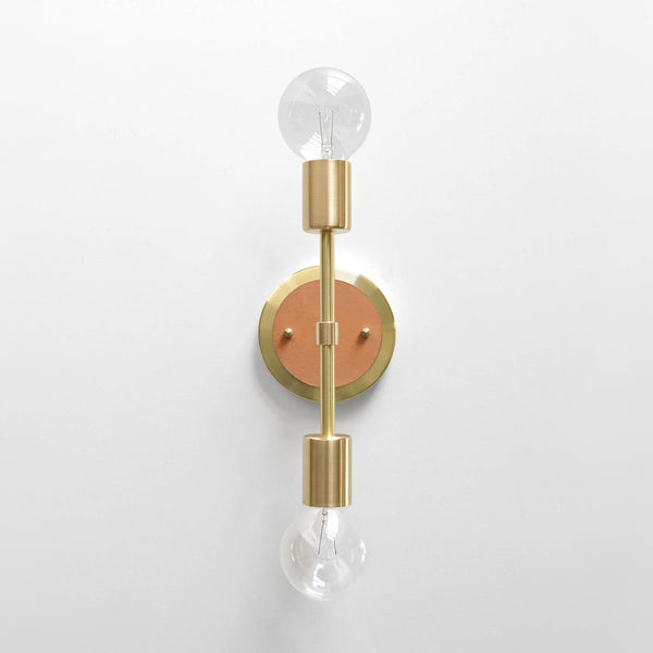 "Spiegel" Sconce with Leather