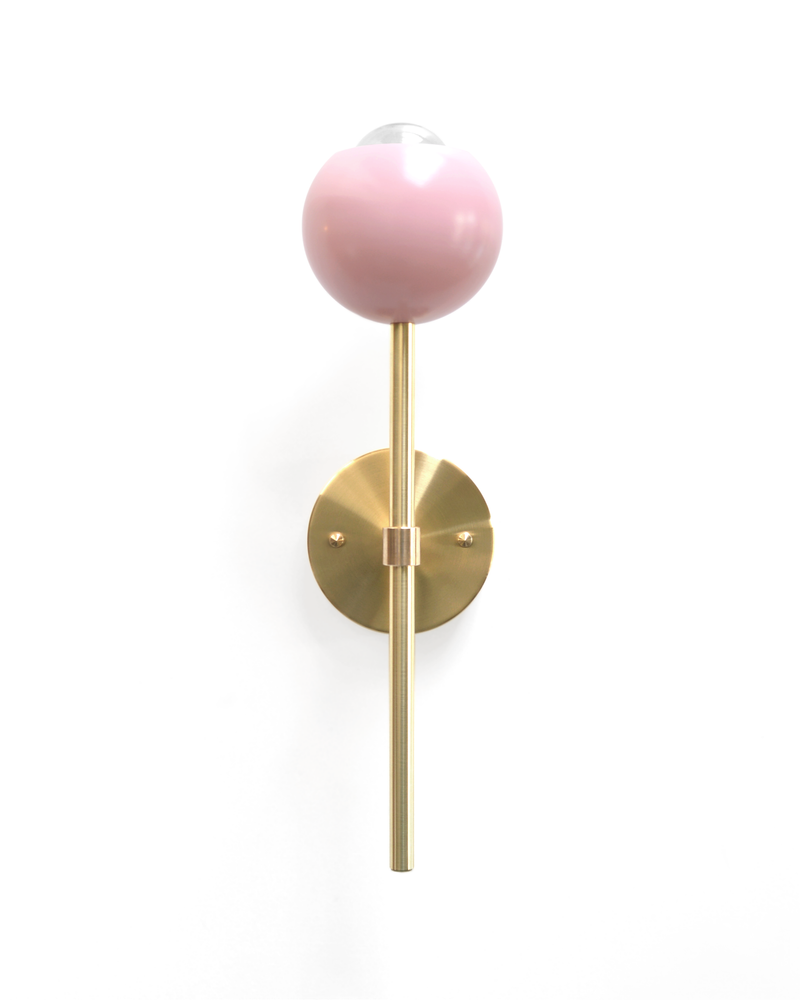 Pink "Tulip" Sconce